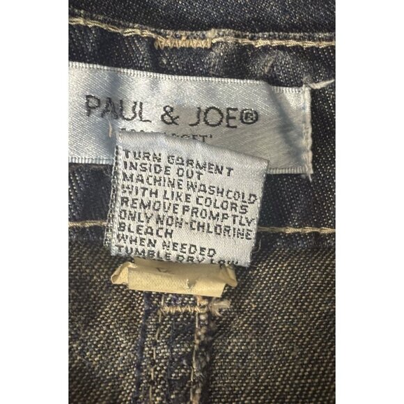 Paul & Joe for Target Blue Denim Short Skirt with Pockets Junior's Size 5 - Picture 6 of 7